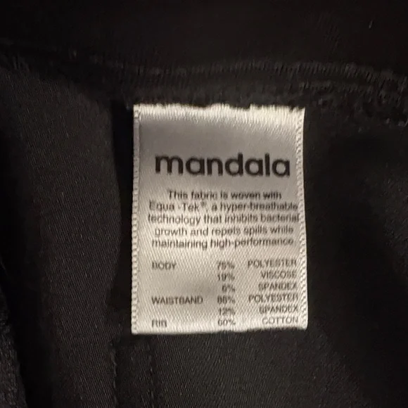 Mandala Scrub Jogger Pants Black - Picture 3 of 9